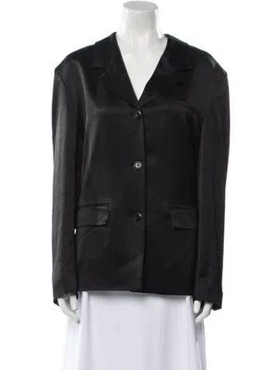 Pre-owned Nanushka Blazer In Black