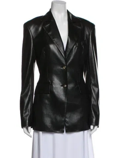 Pre-owned Nanushka Blazer In Black