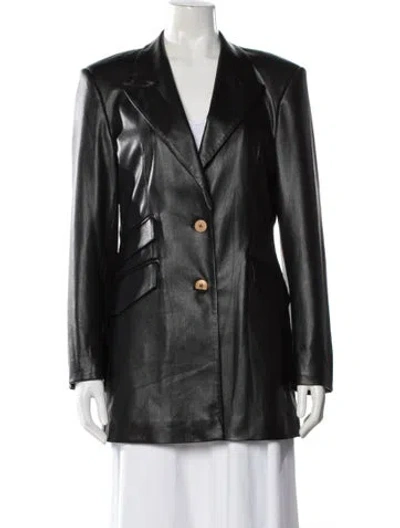 Pre-owned Nanushka Blazer In Black