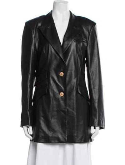 Pre-owned Nanushka Blazer In Black