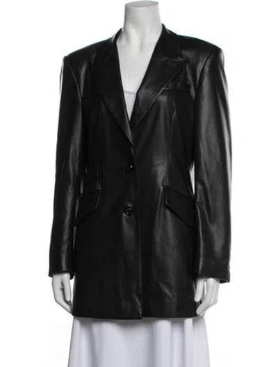 Pre-owned Nanushka Blazer In Black