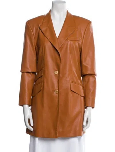 Pre-owned Nanushka Blazer In Brown