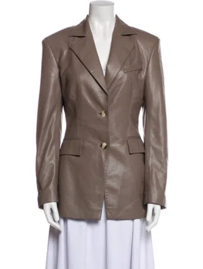 Pre-owned Nanushka Blazer In Brown