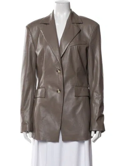 Pre-owned Nanushka Blazer In Brown