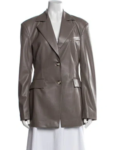 Pre-owned Nanushka Blazer In Brown