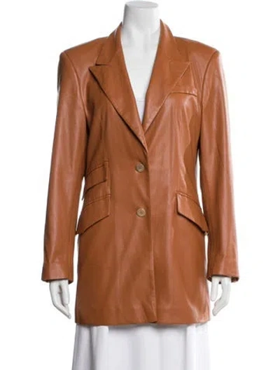 Pre-owned Nanushka Blazer In Brown