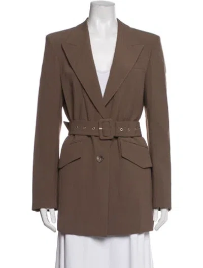 Pre-owned Nanushka Blazer In Brown