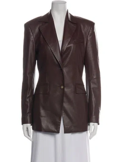 Pre-owned Nanushka Blazer In Brown