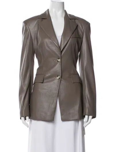 Pre-owned Nanushka Blazer In Brown
