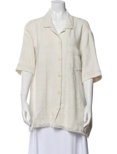 Pre-owned Nanushka Blazer In Neutral