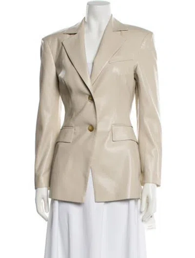 Pre-owned Nanushka Blazer In Neutral