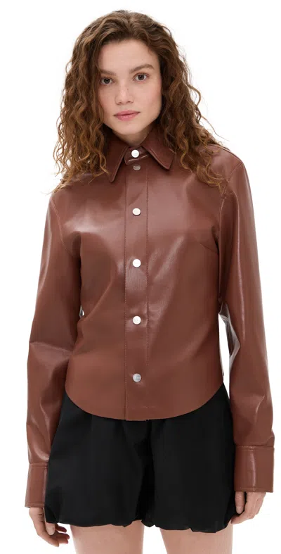 NANUSHKA BOGNA JACKET HENNA