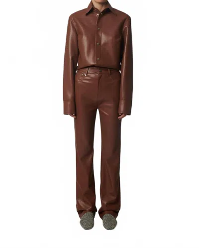 Nanushka Bogna Jacket In Henna In Brown