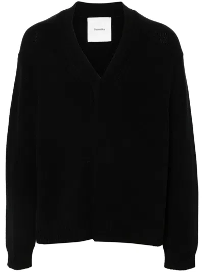 Nanushka Braye Cardigan In Black