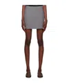 Nanushka Briel Mini Skirt In Gray
