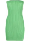 Nanushka Brynn Ribbed-knit Strapless Top