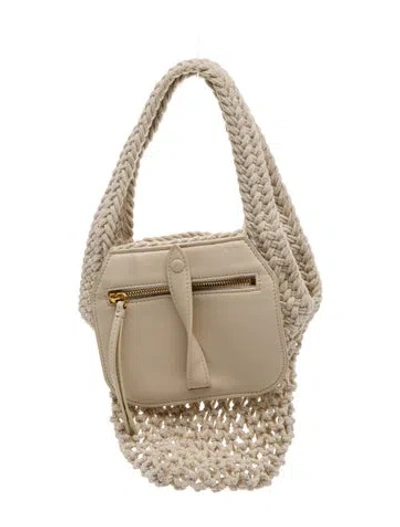 Pre-owned Nanushka Bucket Bag In Neutrals
