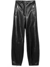 Nanushka Buckle-detail Trousers In Black