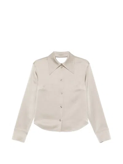 Nanushka Button-fastening Shirt In Neutral