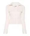 Nanushka Button-up Organic Cotton T-shirt In White