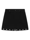 Nanushka Buttoned Bermuda Shorts In Black