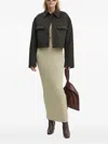 Nanushka Buttoned Flap-pocket Jacket In Black