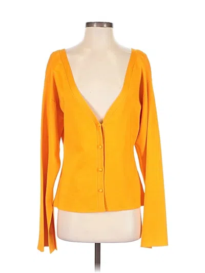 Pre-owned Nanushka Cardigan Sweater In Orange