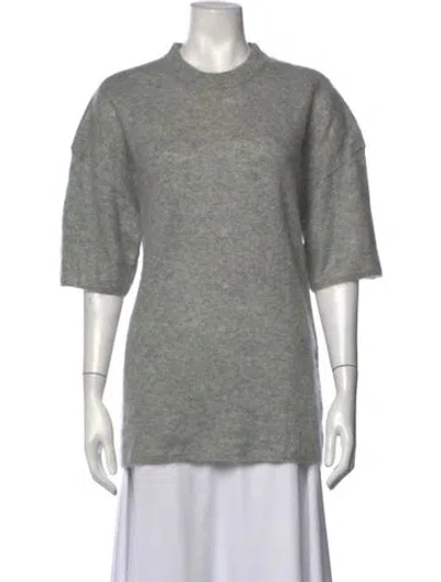 Pre-owned Nanushka Cashmere Mock Neck Sweater In Grey
