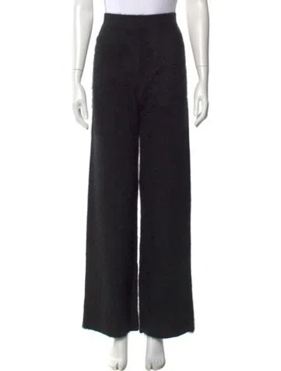 Pre-owned Nanushka Cashmere Wide Leg Pants W/ Tags In Black