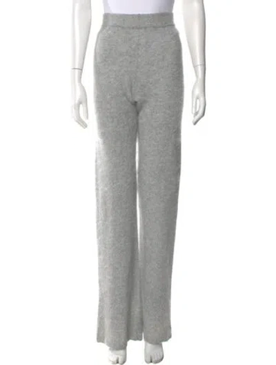 Pre-owned Nanushka Cashmere Wide Leg Pants W/ Tags In Gray