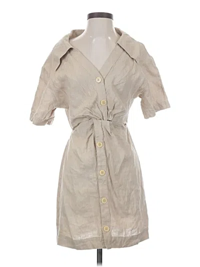 Pre-owned Nanushka Casual Dress In Tan