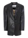Nanushka Elegant Tailored Jacket With Sophisticated Design And Premium Material In Black