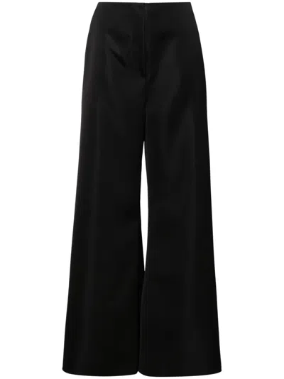 Nanushka Charis Hose Mit Weitem Bein In Schwarz
