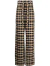 NANUSHKA CHECK-PRINT STRAIGHT-LEG TROUSERS