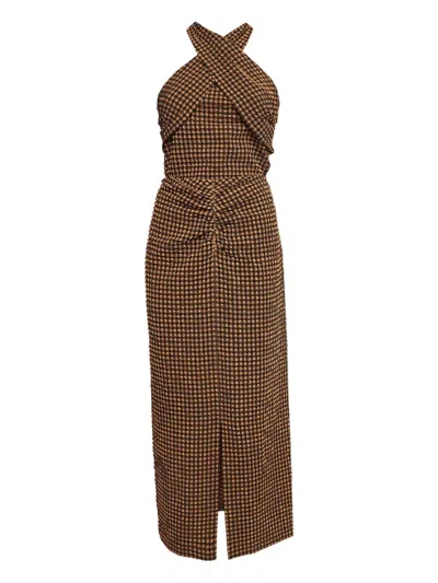 Pre-owned Nanushka Checked Skirt And Top Set