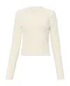 Nanushka Harri Turtle Neck Knitted Top In White