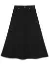 Nanushka Cintia Midi Skirt In Grey