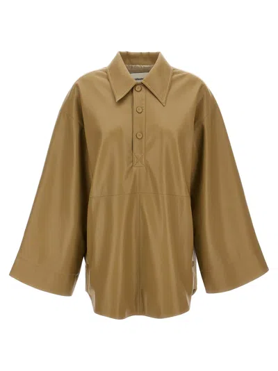 Nanushka Clarice Shirt And Blouse Green