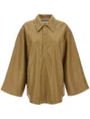 Nanushka Clarice Shirt And Blouse Green In Green