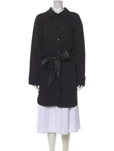 Pre-owned Nanushka Coat In Black