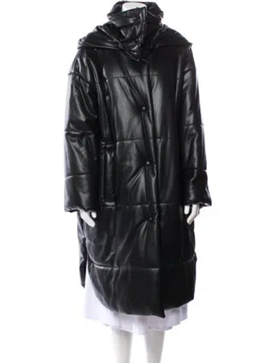 Pre-owned Nanushka Coat In Blue