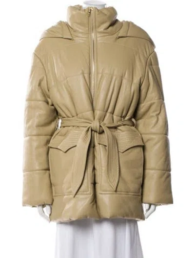 Pre-owned Nanushka Coat In Neutral