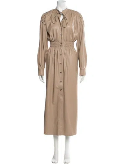 Pre-owned Nanushka Coat In Neutral