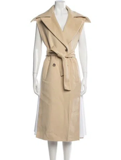 Pre-owned Nanushka Coat In Neutral