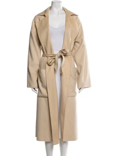 Pre-owned Nanushka Coat In Neutrals