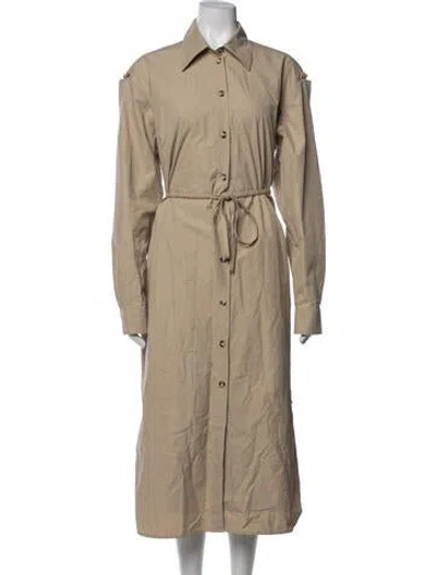 Pre-owned Nanushka Coat In Neutrals