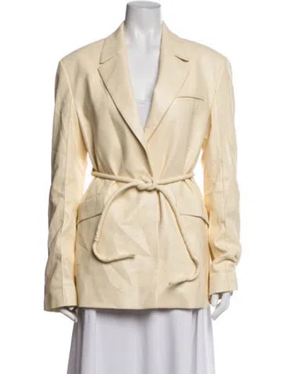 Pre-owned Nanushka Coat In Neutrals
