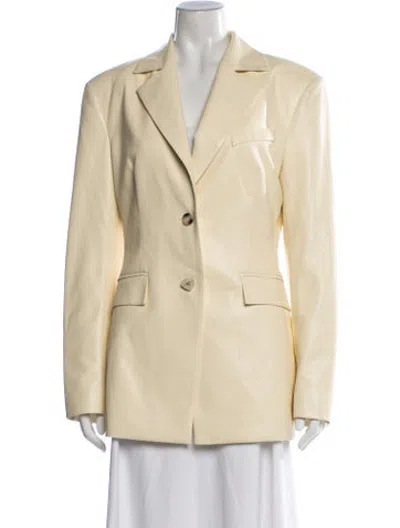 Pre-owned Nanushka Coat In Neutrals