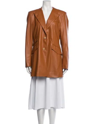 Pre-owned Nanushka Coat W/ Tags In Brown