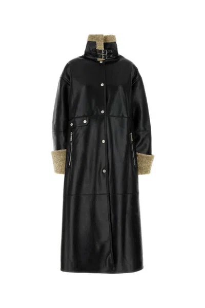Nanushka Coats In Black